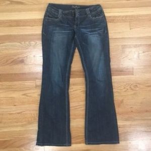 Amethyst Women’s Size 11 Jeans Bootcut Button Flap